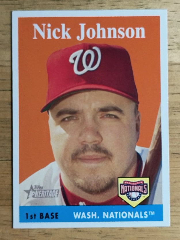 2007 Topps Heritage #278 Nick Johnson