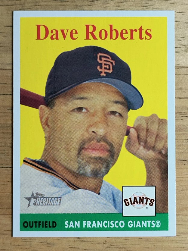 2007 Topps Heritage #38 Dave Roberts