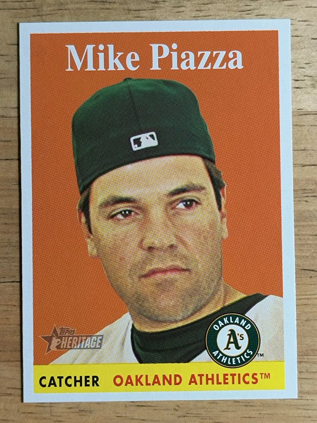 2007 Topps Heritage #192 Mike Piazza
