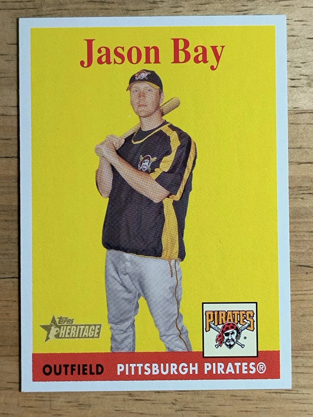 2007 Topps Heritage #52a Jason Bay