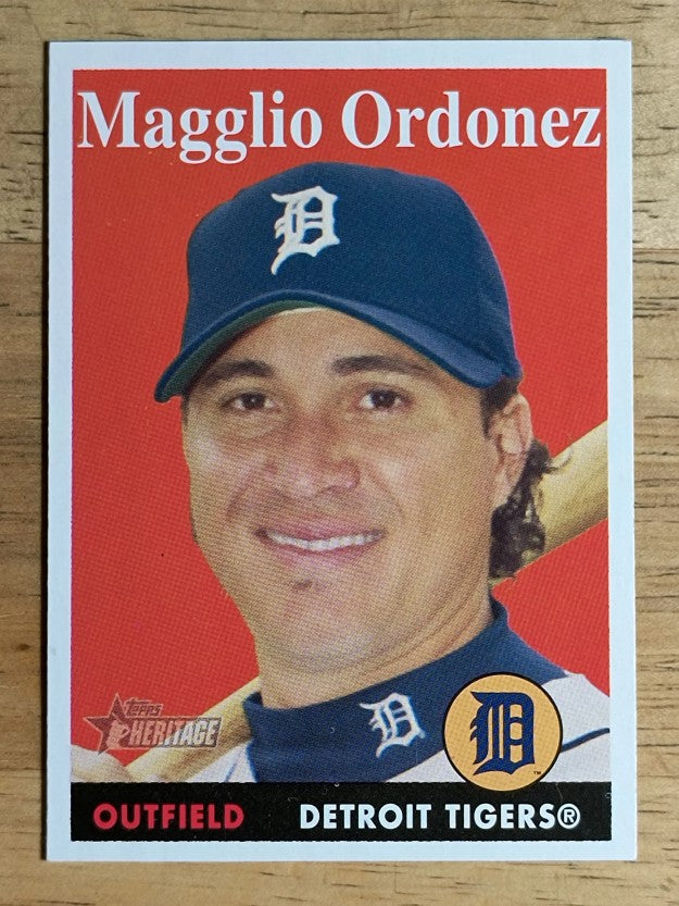 2007 Topps Heritage #70a Magglio Ordonez
