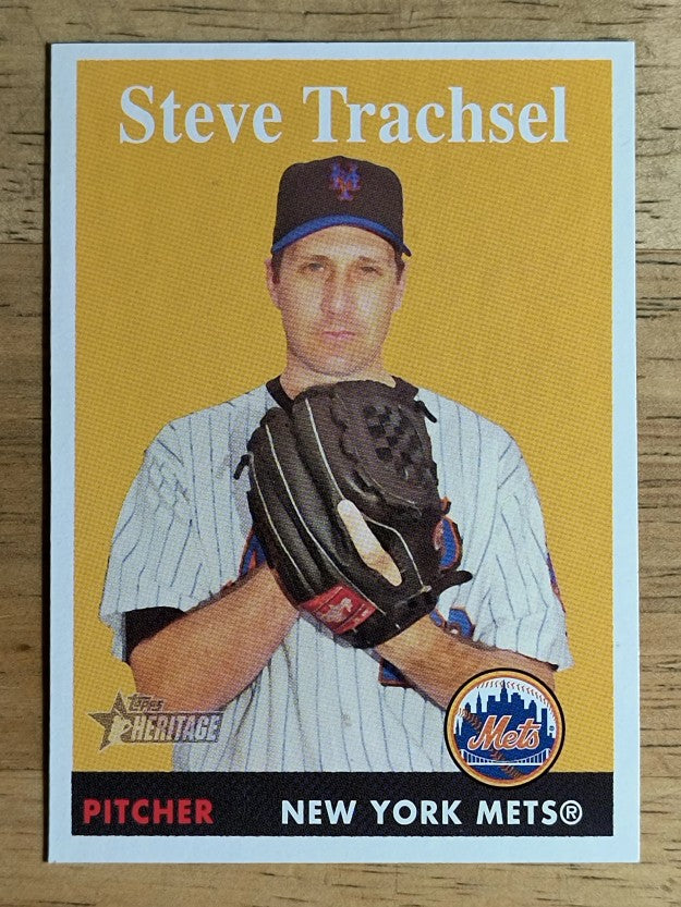 2007 Topps Heritage #331 Steve Trachsel
