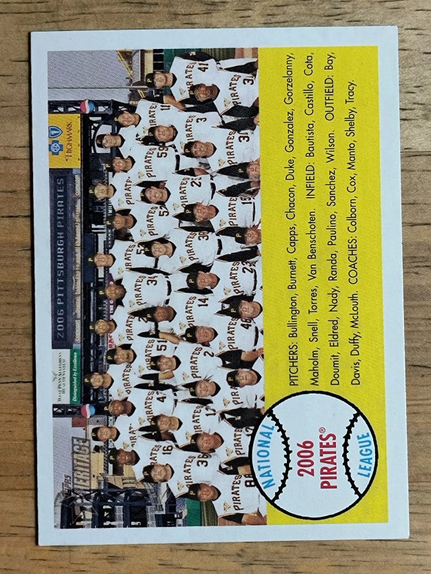2007 Topps Heritage #341 Pittsburgh Pirates TC