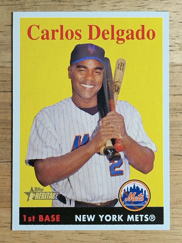 2007 Topps Heritage #346 Carlos Delgado