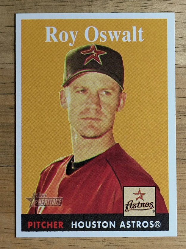 2007 Topps Heritage #423 Roy Oswalt