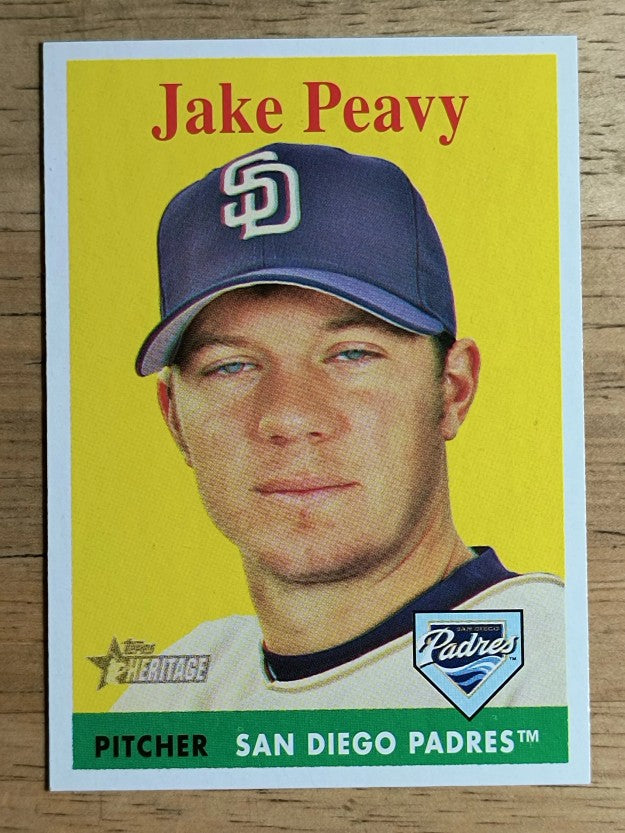 2007 Topps Heritage #352 Jake Peavy