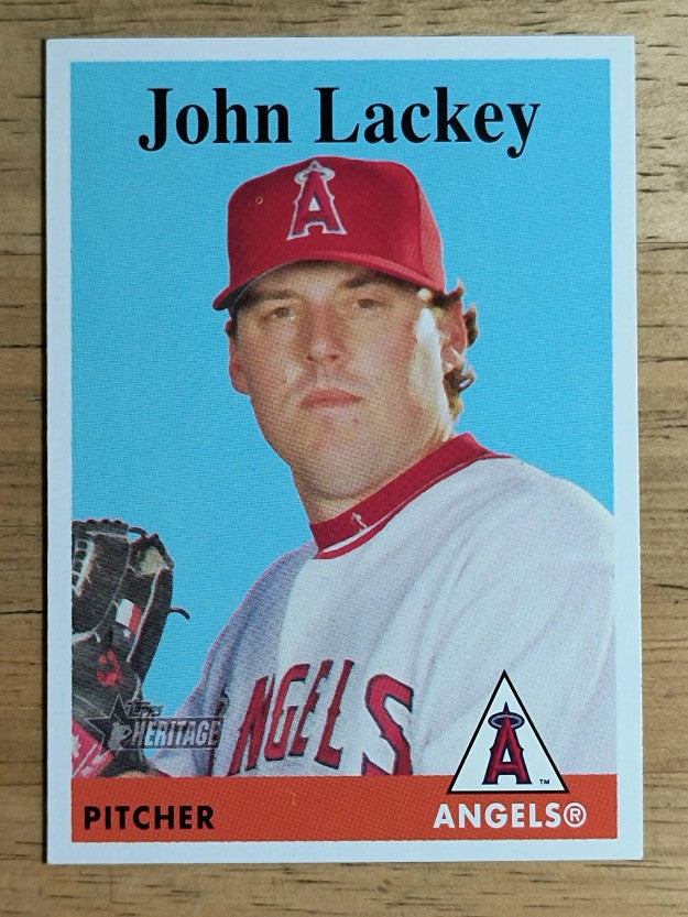 2007 Topps Heritage #358 John Lackey