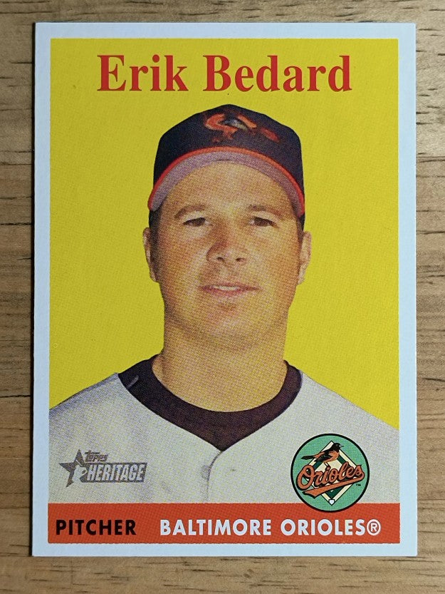 2007 Topps Heritage #363 Erik Bedard