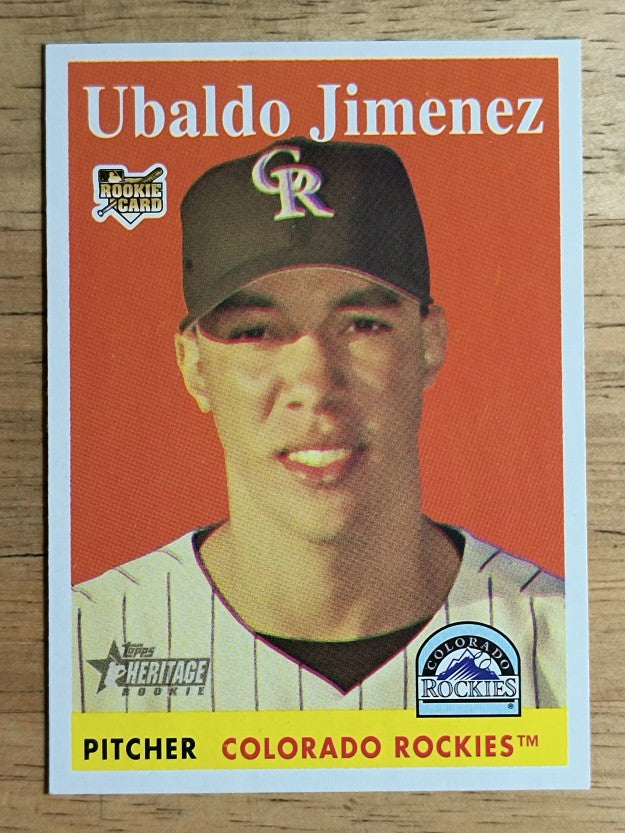 2007 Topps Heritage #459 Ubaldo Jimenez