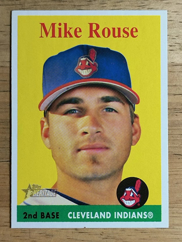 2007 Topps Heritage #388 Mike Rouse
