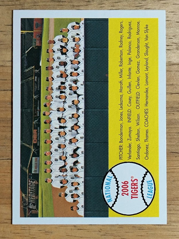 2007 Topps Heritage #397 Detroit Tigers TC