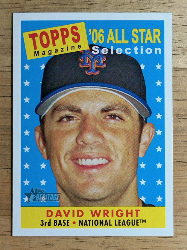 2007 Topps Heritage #480 David Wright AS