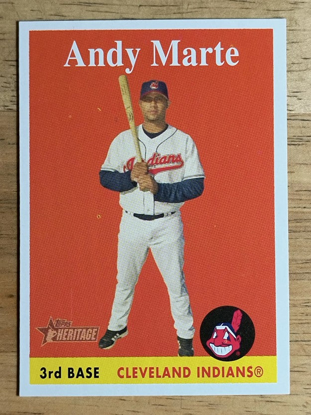 2007 Topps Heritage #413 Andy Marte
