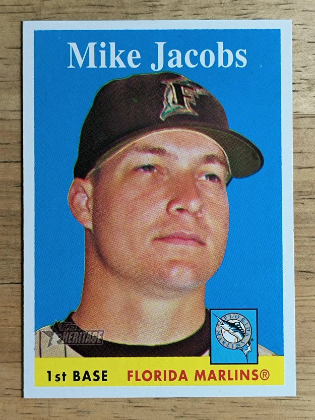 2007 Topps Heritage #414 Mike Jacobs