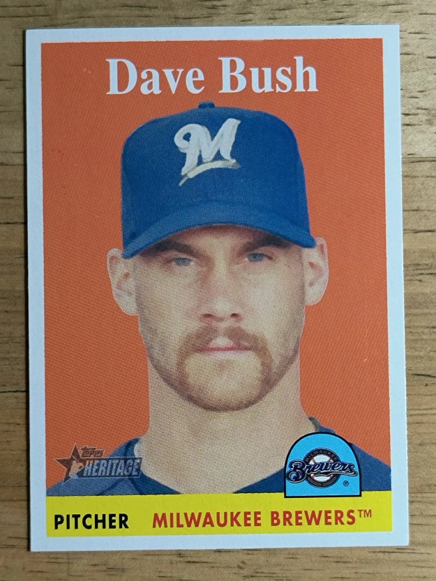 2007 Topps Heritage #335 Dave Bush