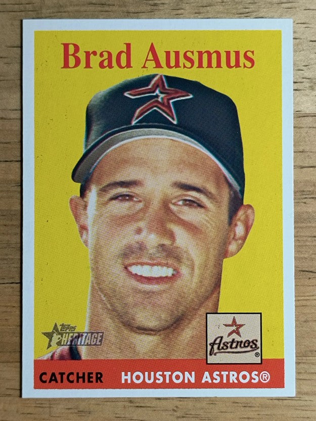 2007 Topps Heritage #345 Brad Ausmus