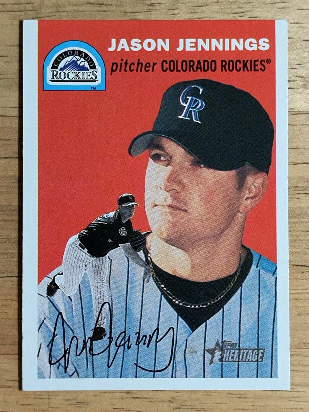 2003 Topps Heritage #413 Jason Jennings SP