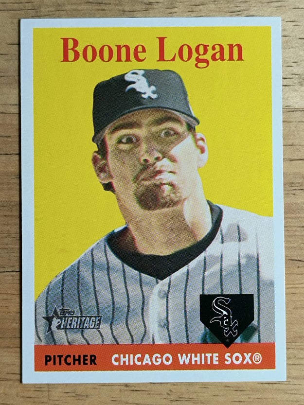 2007 Topps Heritage #347 Boone Logan SP