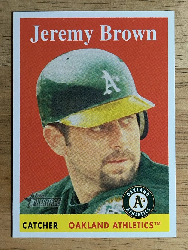 2007 Topps Heritage #470 Jeremy Brown