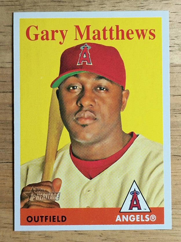 2007 Topps Heritage #288 Gary Matthews