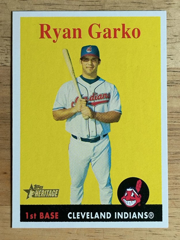 2007 Topps Heritage #293 Ryan Garko SP