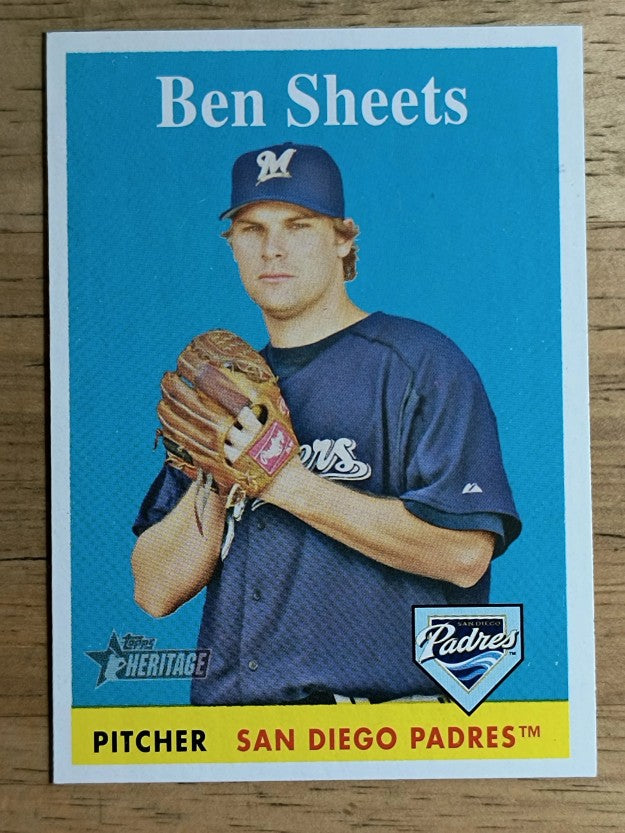 2007 Topps Heritage #298 Ben Sheets