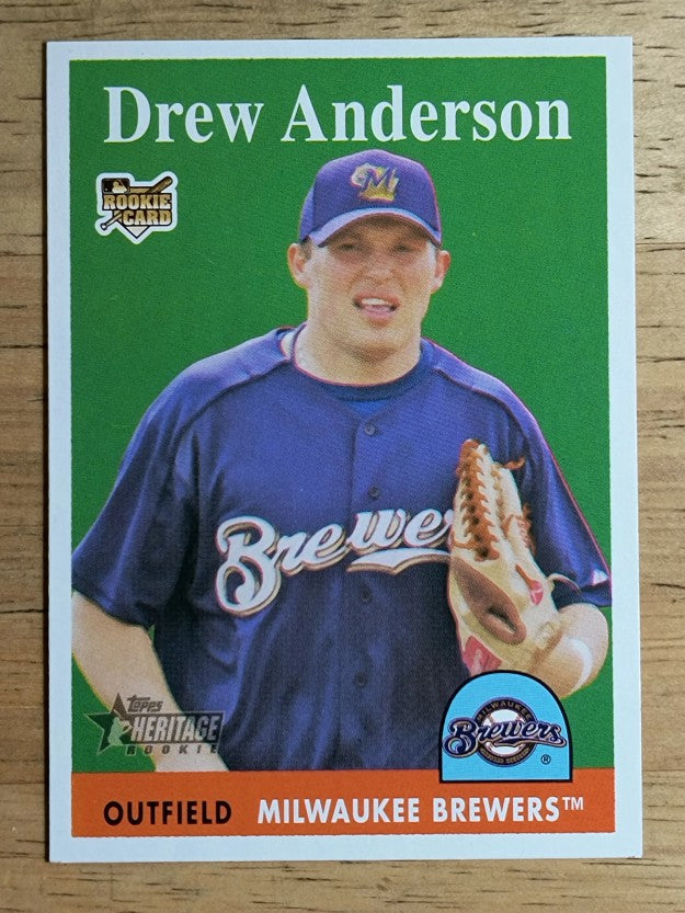 2007 Topps Heritage #283 Drew Anderson RC