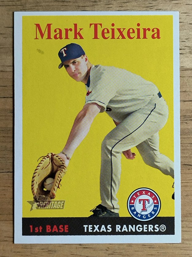 2007 Topps Heritage #360 Mark Teixeira
