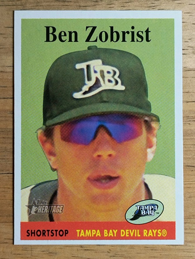2007 Topps Heritage #297 Ben Zobrist