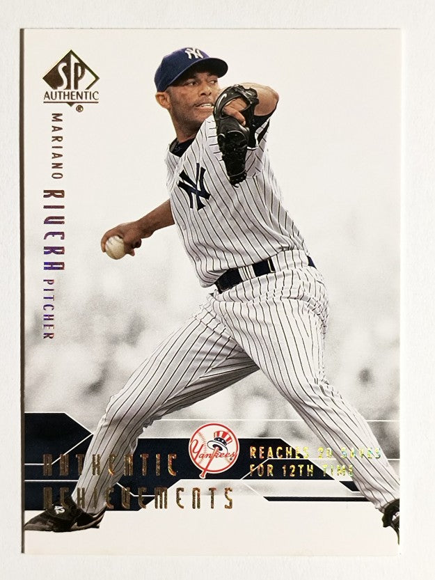 2008 SP Authentic Authentic Achievements #AA30 Mariano Rivera