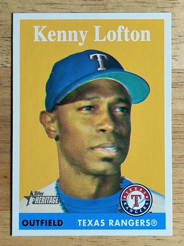 2007 Topps Heritage #320 Kenny Lofton SP