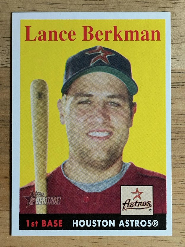 2007 Topps Heritage #323 Lance Berkman