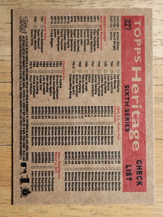 2007 Topps Heritage #327 Chicago Cubs TC