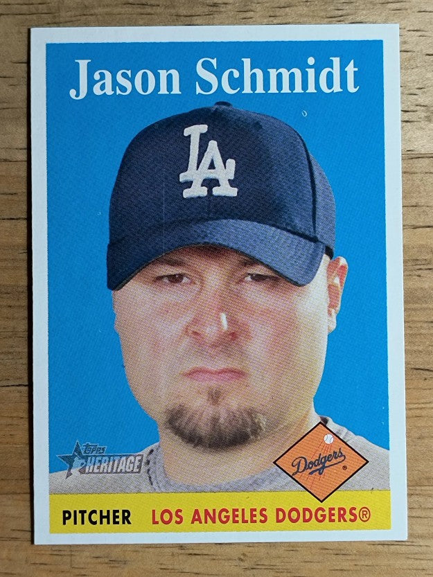 2007 Topps Heritage #152 Jason Schmidt
