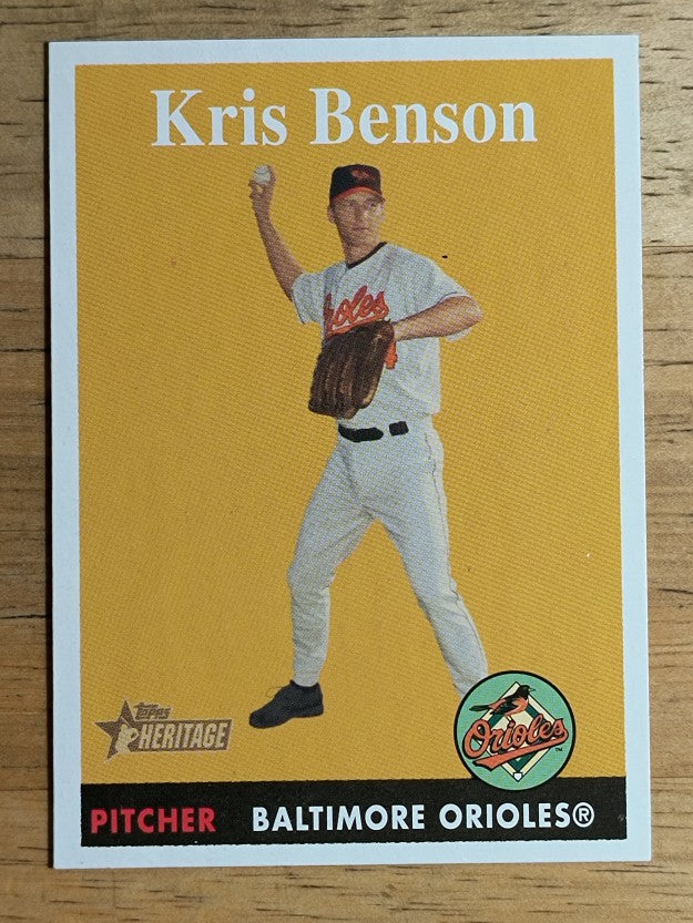 2007 Topps Heritage #156 Kris Benson