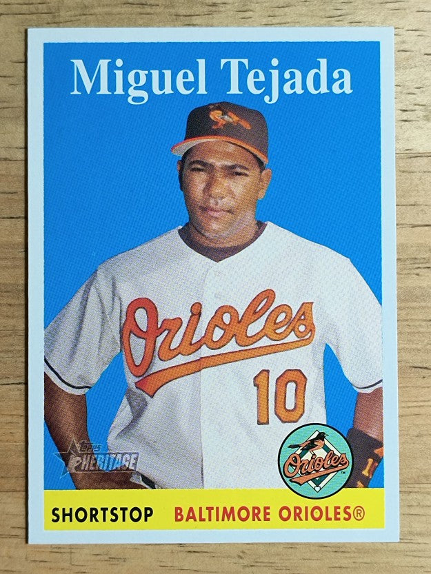 2007 Topps Heritage #259 Miguel Tejada