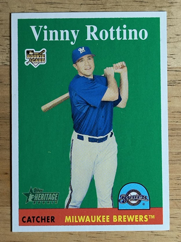 2007 Topps Heritage #164 Vinny Rottino