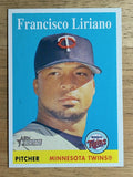 2007 Topps Heritage #328 Francisco Liriano