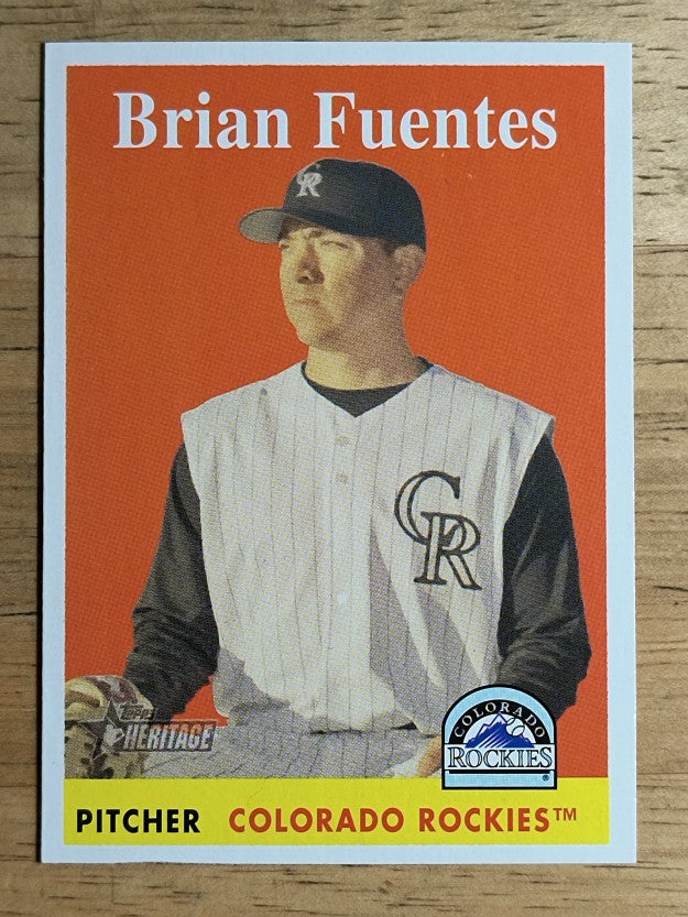 2007 Topps Heritage #427 Brian Fuentes