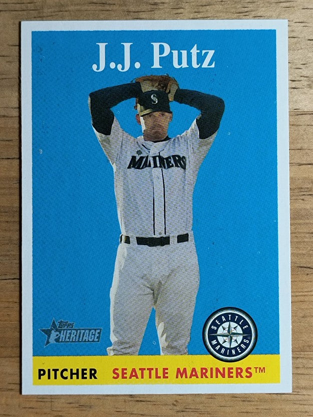 2007 Topps Heritage #381 J.J. Putz