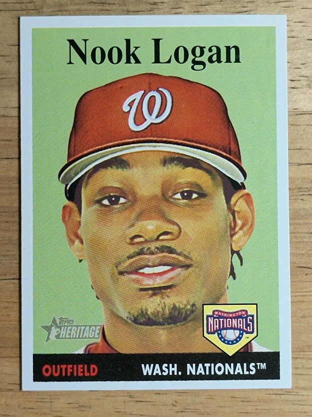 2007 Topps Heritage #442 Nook Logan