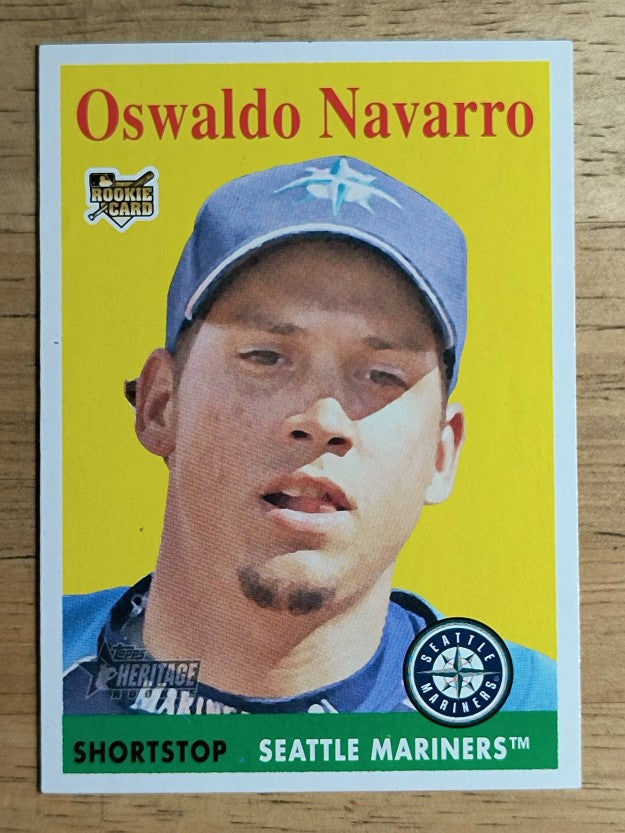 2007 Topps Heritage #443 Oswaldo Navarro RC
