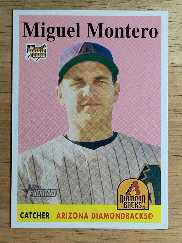 2007 Topps Heritage #445 Miguel Montero