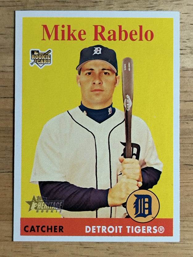 2007 Topps Heritage #448 Mike Rabelo RC