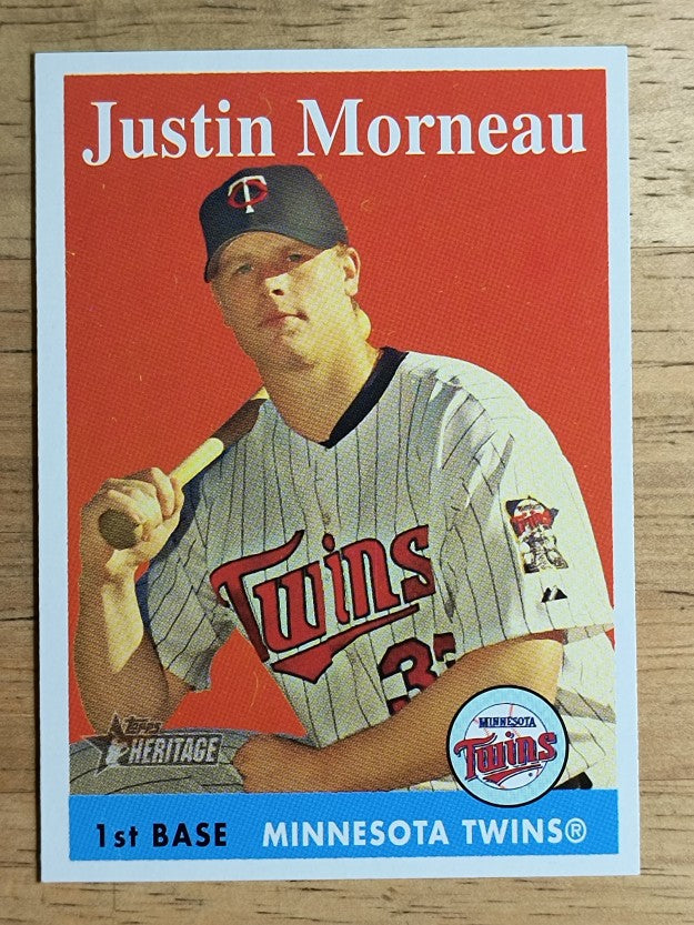 2007 Topps Heritage #450 Justin Morneau