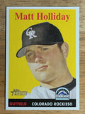 2007 Topps Heritage #452 Matt Holliday