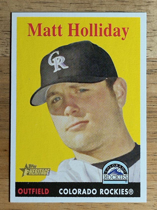 2007 Topps Heritage #452 Matt Holliday