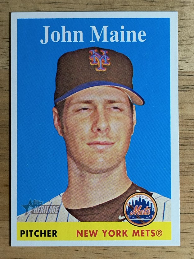 2007 Topps Heritage #457 John Maine