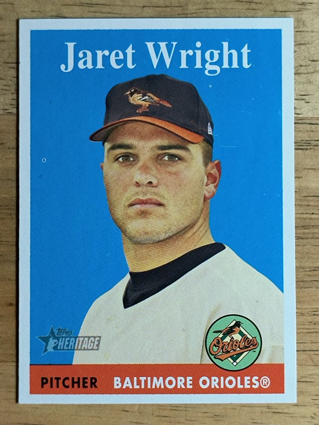 2007 Topps Heritage #460 Jaret Wright