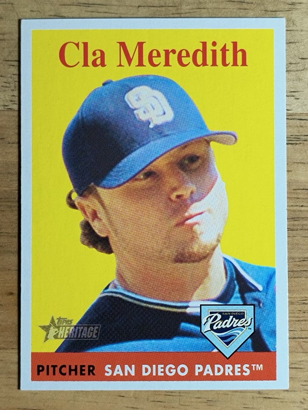 2007 Topps Heritage #461 Cla Meredith